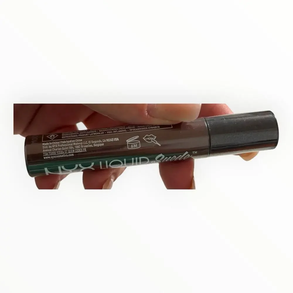 NYX Liquid Suede Metallic Matte Lipstick LSCL32 Neat Nude Dirty Grey Plum New